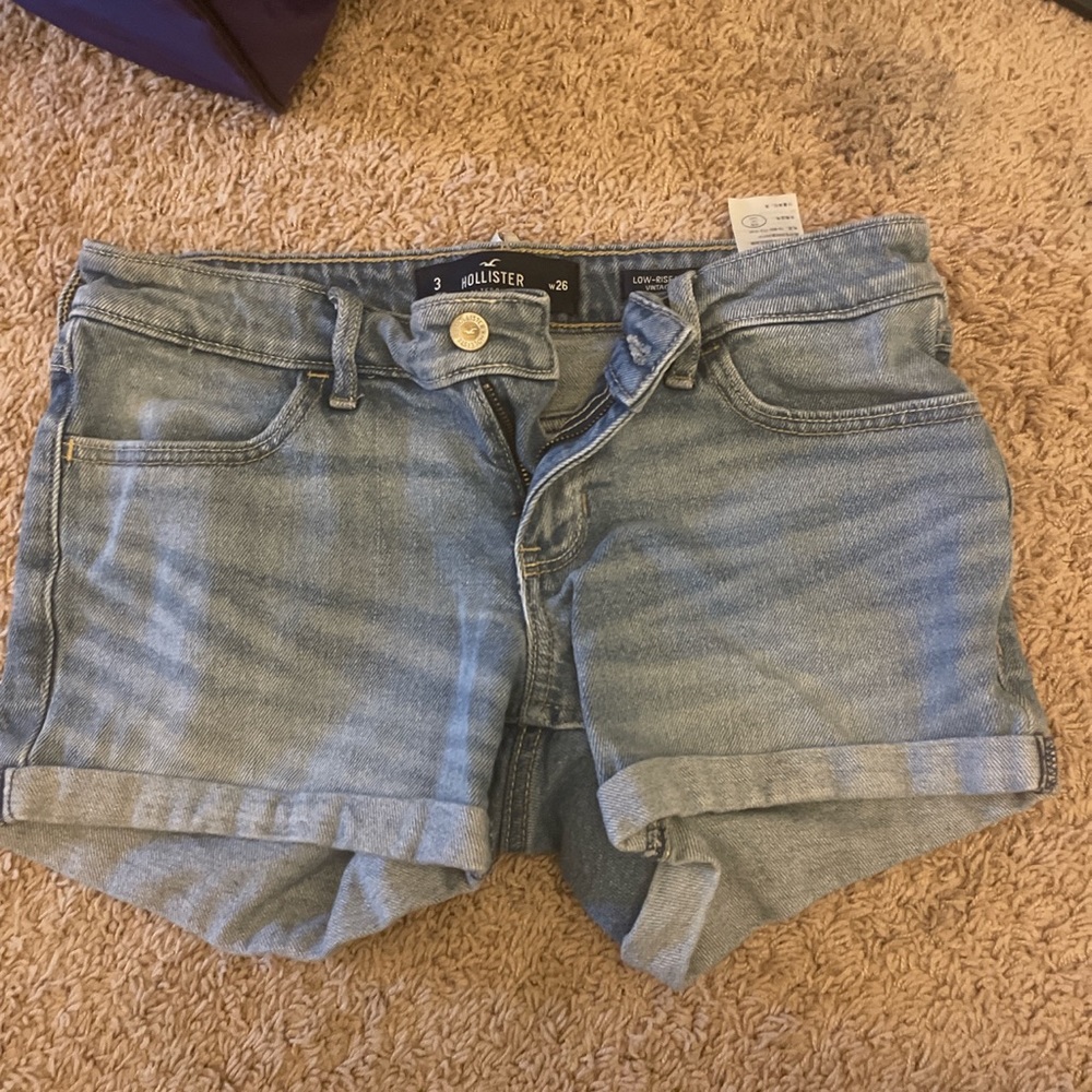 hollister size 3 denim shorts